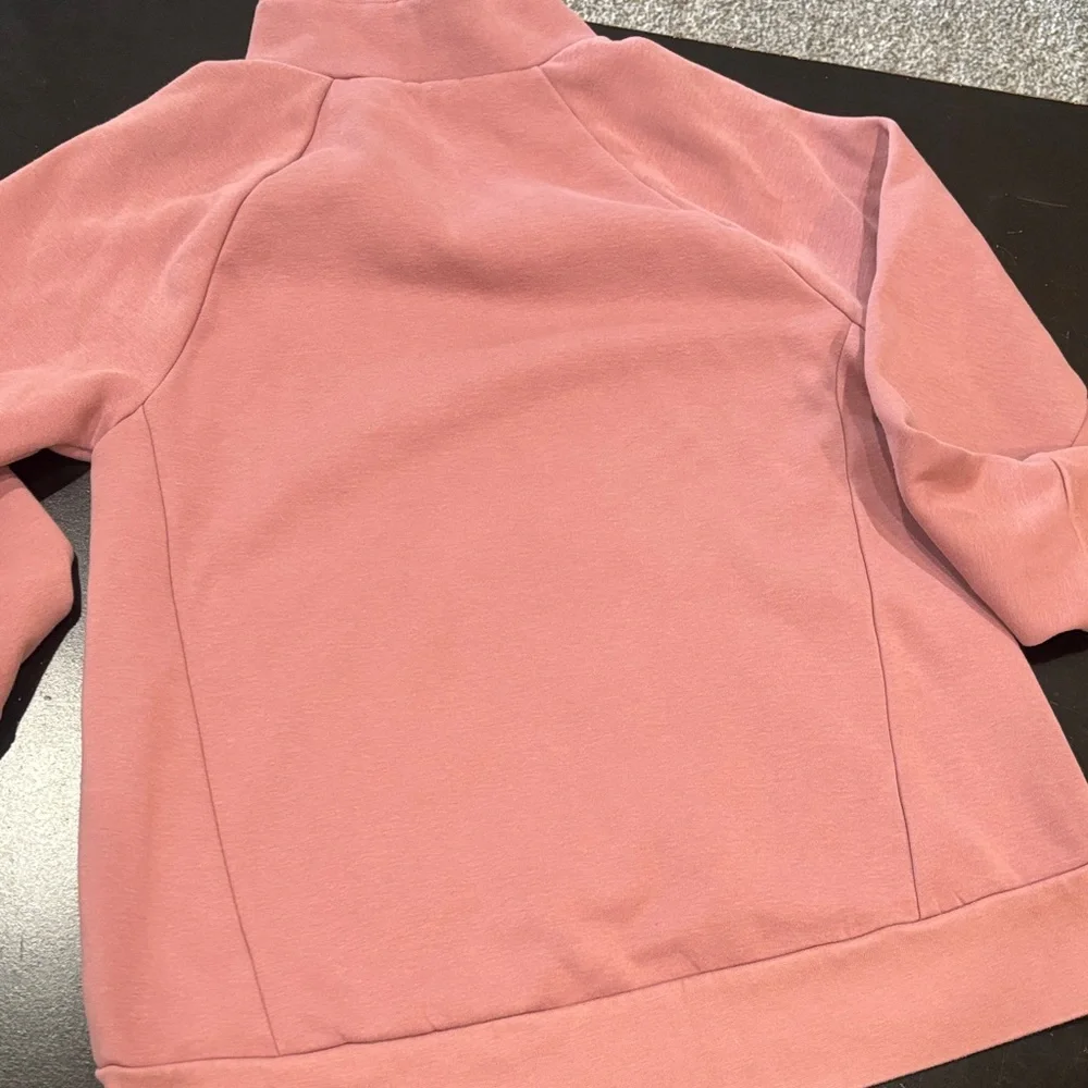 Fabletics Rose Pink Mock Neck Pullover Sweater - Picture 6 of 6